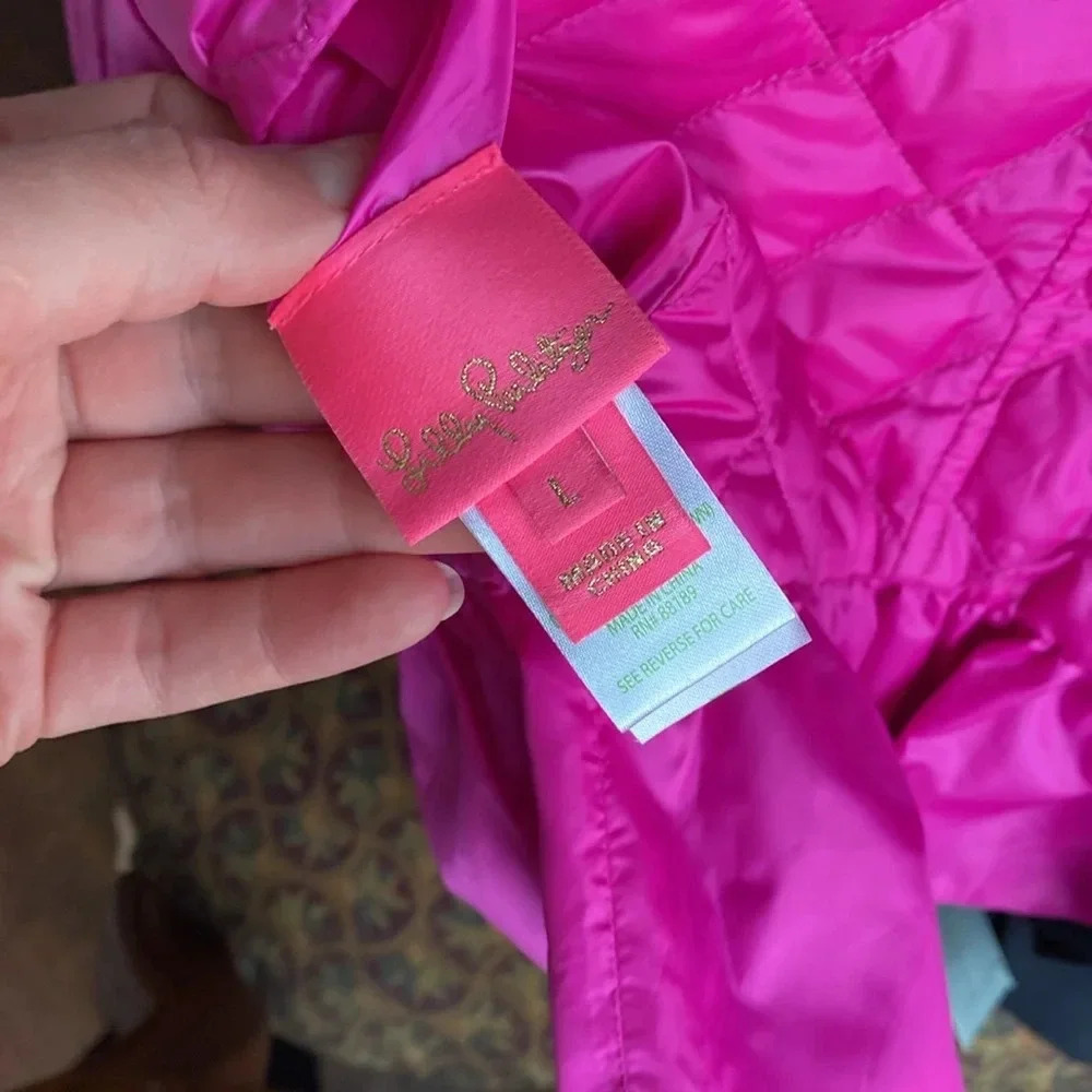 Lilly Pulitzer Girls Melanie Reversible Vest size large - Picture 3 of 12